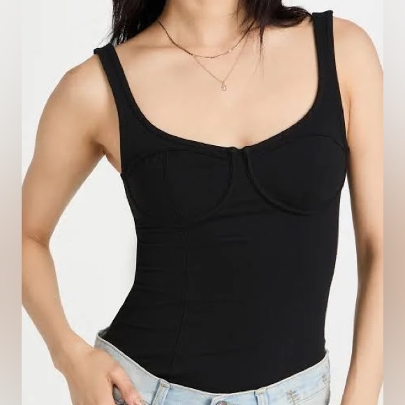 Black "Z Supply" Bustier Tank - Picture 6 of 8